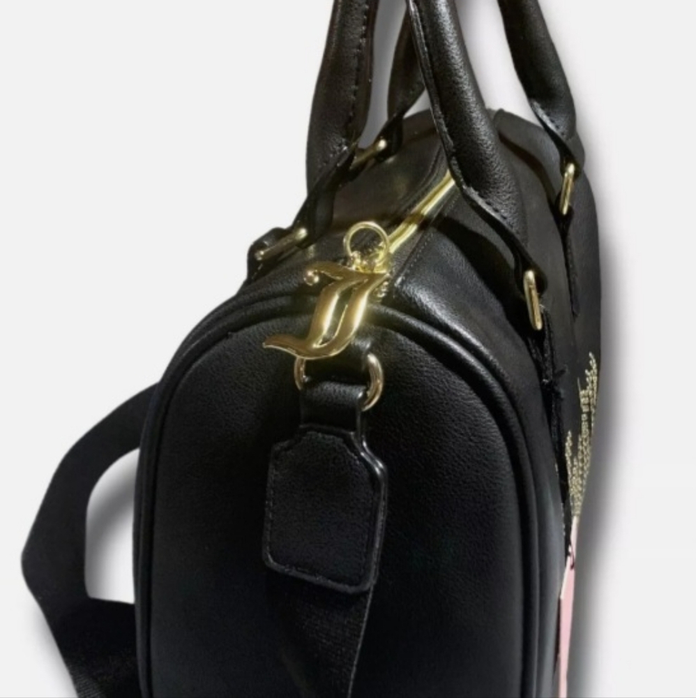 ❤️🧡Juicy Couture Black Satchel Handbag - NWT💓❣️ - Picture 5 of 8
